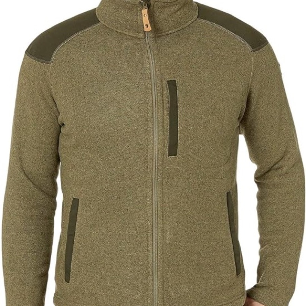NWOT Fjallraven Green Buck Fleece Jacket Large